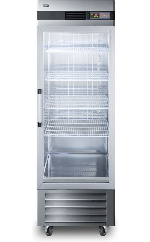 Summit® Commercial 28 in. 23.0 Cu. Ft. Stainless Steel Frame Reach-In Refrigerator-0