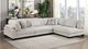 Homelegance® Tinley 4-Piece Beige L-Shape Sectional-1