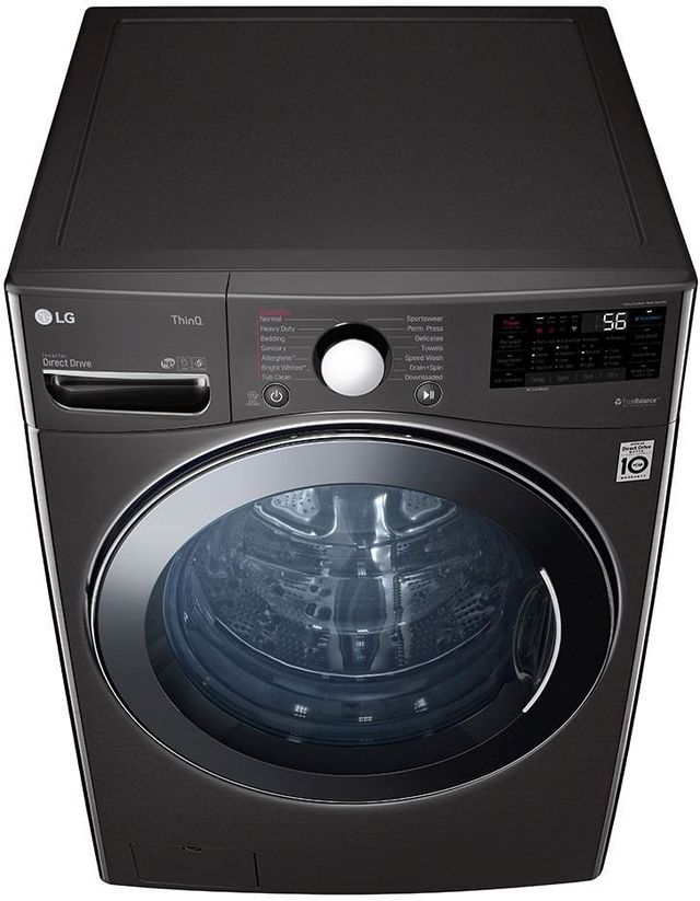 LG 4.5 Cu. Ft. Black Steel Washer Dryer Combo-3