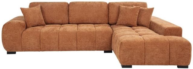 Coaster® Octavia Orange 2-Piece L-Shaped Sectional and Chaise-1