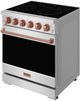 Thor Kitchen Gordon Ramsay Series 30" Stainless Steel Pro Style Electric Range with Precision Knob Control & Rose Gold Hardware-3