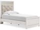 Signature Design by Ashley® Altyra 4-Piece White Twin Panel Bed Set-1