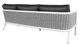 CabanaCoast® Customizable Harlow SOL Rope™ Outdoor Sofa-2