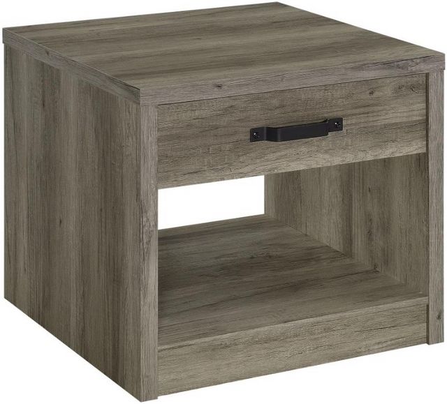 Coaster® Felix Grey Driftwood End Table