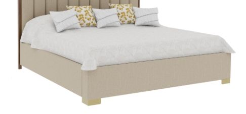 Country View Woodworking Customizable Verrado 3B California King Panel Bed-1