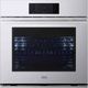 SKS Transitional Series 30" Satin Stainless Steel Single Electric Wall Oven-0