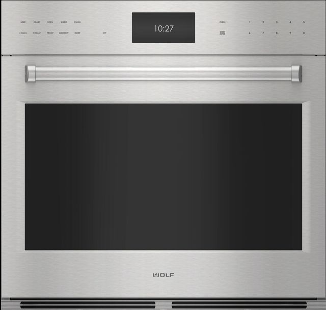 Wolf® E Series 30" Stainless Steel Professional Built in Single Electric Wall Oven