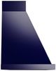 Ilve® Nostalgie II Noblesse 60" Midnight Blue Wall Mounted Range Hood with Chrome Trim-2