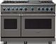Viking® 7 Series 48" Damascus Gray Pro Style Dual Fuel Range with 12" Griddle-3
