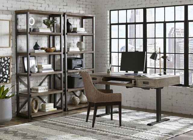 aspenhome® Grayson Cinder Gray 60" Lift Desk-2