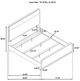 Coaster® Ladera Cream/Light Elm Eastern King Panel Bed -4