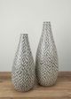 Le Present Drop Slim Dash Grey 18.8" Vase-3