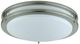 Cal® Lighting & Accessories Brushed Steel Circular Ceiling Lamp-0