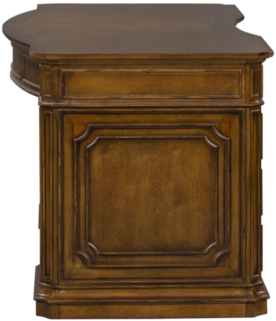 Liberty Furniture Amelia Antique Toffee Junior Executive Desk Price Point Furniture Madison TN Murfreesboro TN Lebanon TN