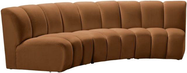 Meridian Furniture Infinity 3-Piece Saddle Velvet Modular Sectional-0