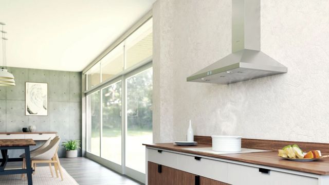 Hotte de cuisinière murale de 36 po Elica® série Bolsena - Acier inoxydable-2