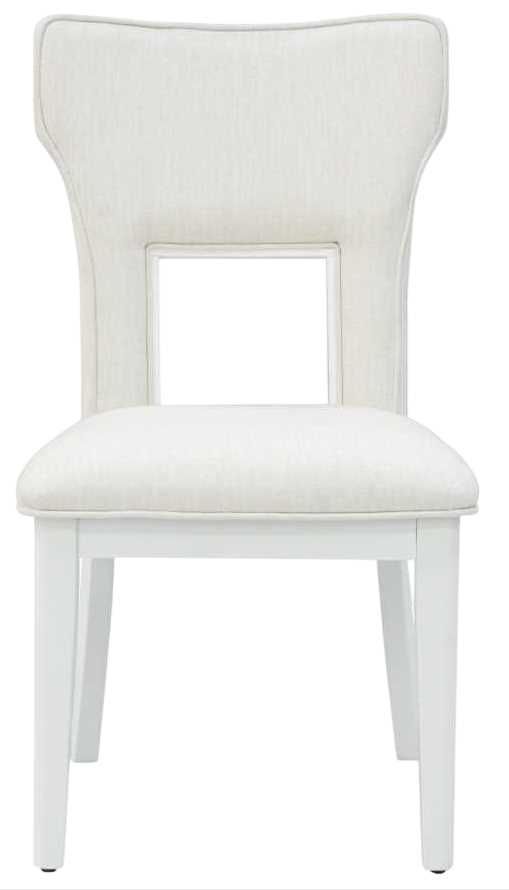 Clearance Signature Design by Ashley® Chalanna White Dining Side Chair-2