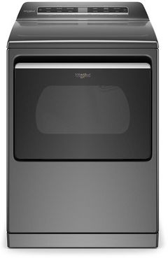 Whirlpool® 7.4 Cu. Ft. Chrome Shadow Front Load Electric Dryer