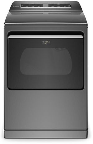 Whirlpool Chrome Shadow 7.4 Cu. Ft. Top Load Electric Dryer With Advanced Moisture Sensing