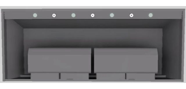 Vent-A-Hood® Designer Series 60" Gunsmoke Wall Mounted Range Hood-3
