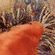 Michael Amini® Grand Masterpiece Blue/Orange/Royal Sienna Settee-4