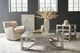 Hooker® Furniture Melange Saber Glass Top Cocktail Table with Silver Base-1