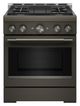 KitchenAid® 30" Black Ore Pro Style Gas Range with No Preheat Air Fry Mode-0
