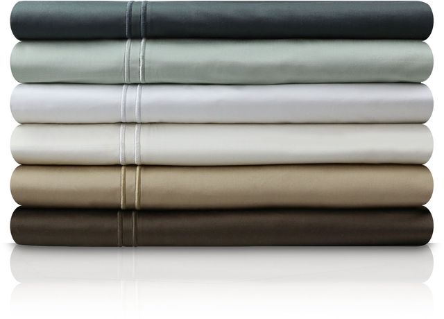 Malouf® 600 TC Egyptian Cotton Silver Sage Twin XL Sheet Set-0