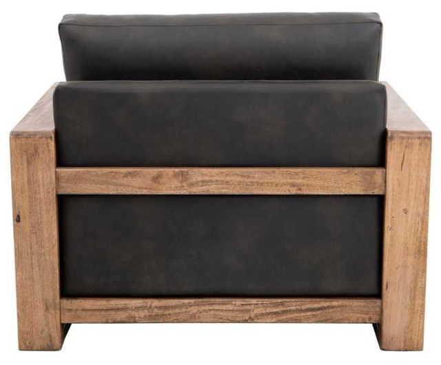 International Furniture Direct Ancora Brown/Stained Brown Accent Chair-4