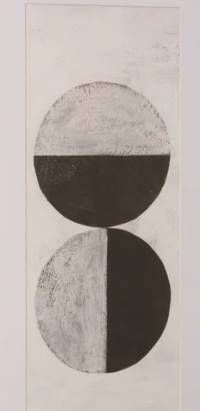 Stylecraft Orbs II Black/White Wall Art-1