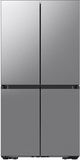 Samsung Bespoke 36" 23.5 Cu. Ft. Stainless Steel Counter Depth French Door Refrigerator with AI Hybrid Cooling™ & Beverage Center™-0