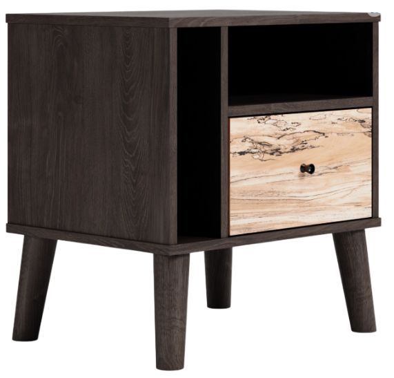 Signature Design by Ashley® Piperton Brown/Charcoal Nightstand-0