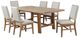 Coaster® Middleton 7-Piece Beige/Natural Extension Leaf Dining Set-0