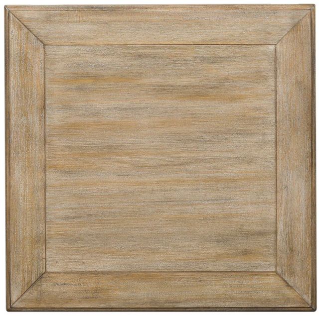 Liberty Furniture Summerville Wirebrushed Gray End Table with Soft White Wash Base-2
