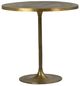 Dovetail Furniture Heviz Antique Brass Bistro Table-0