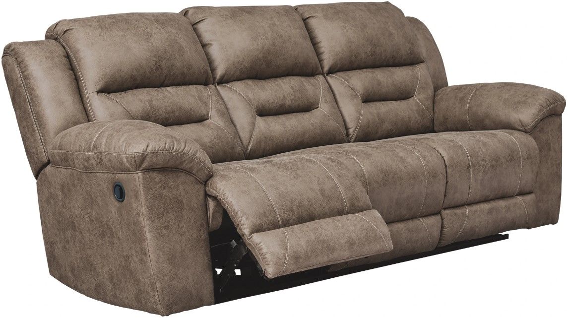 Signature Design by Ashley® Stoneland Fossil Reclining Sofa