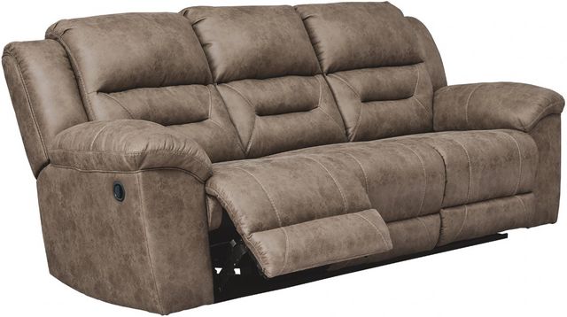 Signature Design by Ashley® Stoneland Fossil Reclining Sofa-0
