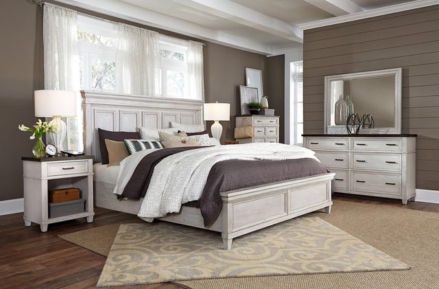 aspenhome® Caraway Aged Ivory 1-Drawer Nightstand-2