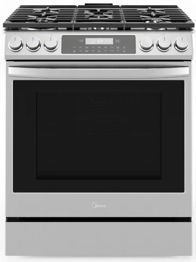 Midea® 30" Stainless Steel Slide In Gas Range BlvdHome