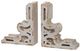 A & B Home White 10" Kawan Bookends-0