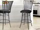 Steve Silver Co. Stellan Midnight Swivel Counter Stool-1