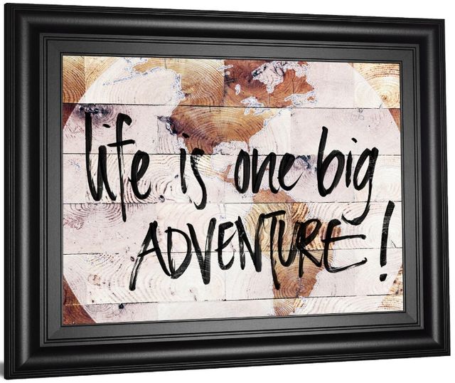 Classy Living Sd Studios World on Wood 22'W Wall Art-3