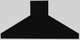 Vent-A-Hood® 60" Black Euro-Style Island Range Hood-0