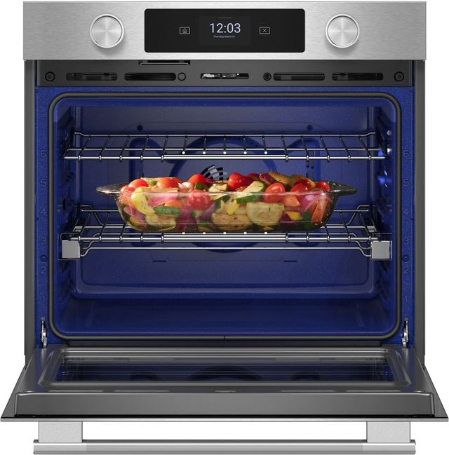 KitchenAid® 30" PrintShield™ Stainless Steel Smart Single Electric Wall Oven with Assisted Cook Modes-2