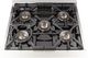 FORNO® Capriasca 30" Stainless Steel Pro Style Dual Fuel Range-3