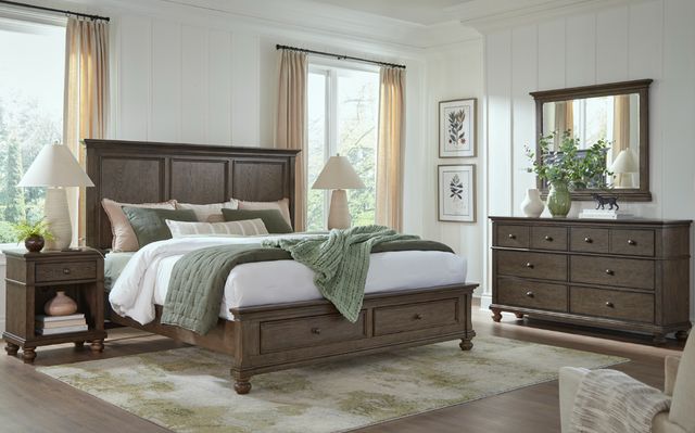 aspenhome® Oxford Cocoa 1-Drawer Nightstand-1