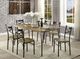 Furniture of America® Banbury 7-Piece Gray/Dark Bronze Dining Set-0