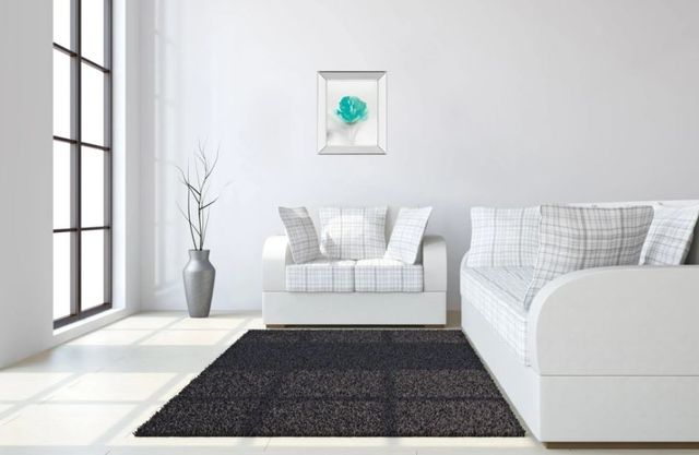 Classy Art Aqua Sorbet 1 by Jane Prior Mirror Framed Wall Art-2