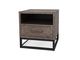 Hampton Distressed Gray End Table-0