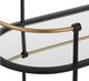 Uttermost® Andre Black Bar Cart-4